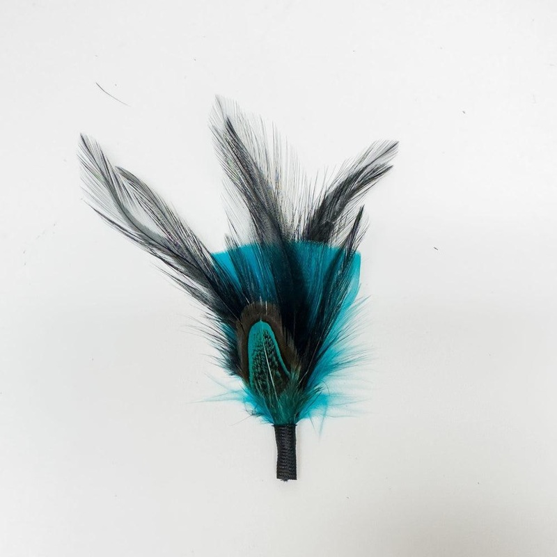 Jaunty | Hat Feather Turquoise