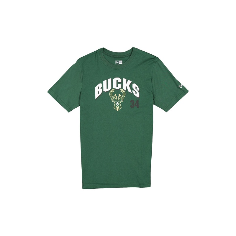 Milwaukee Bucks Name & Number Giannis Antetokounmpo T-Shirt S