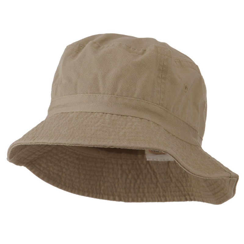 Pigment Dyed Bucket Hat Khaki One Size