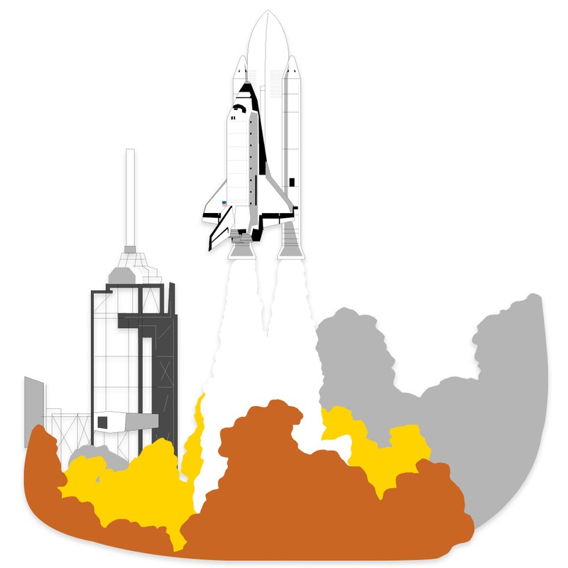 Space Shuttle Launch Default Title One Size