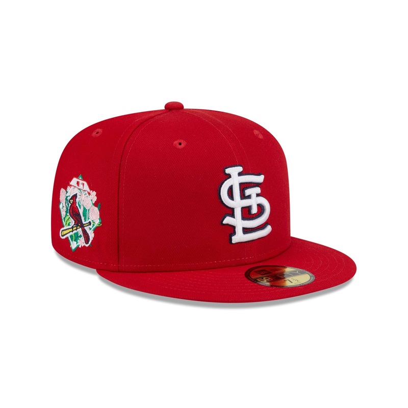 St. Louis Cardinals Floral Undervisor 59FIFTY Fitted Hat 7