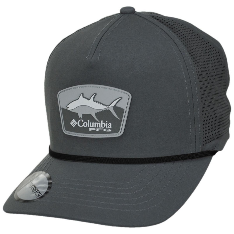 Tidal Pursuit 3D Stretch Snapback Baseball Cap CITY GREY ADJUSTABLE