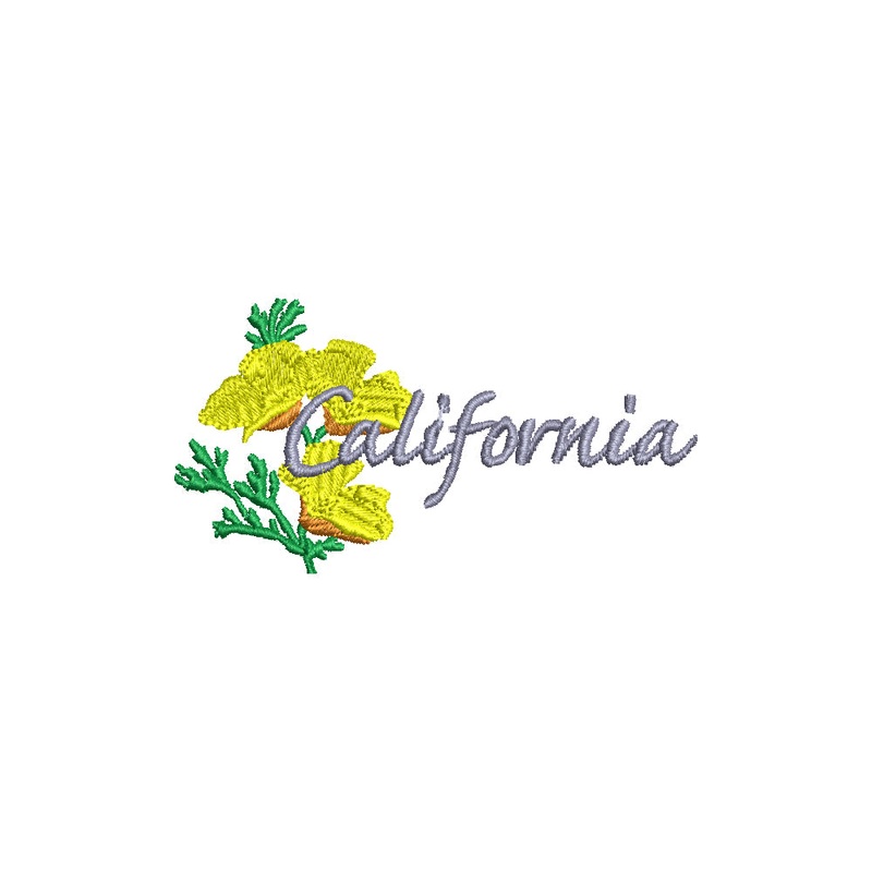 USA State Flower California Poppy Default Title One Size