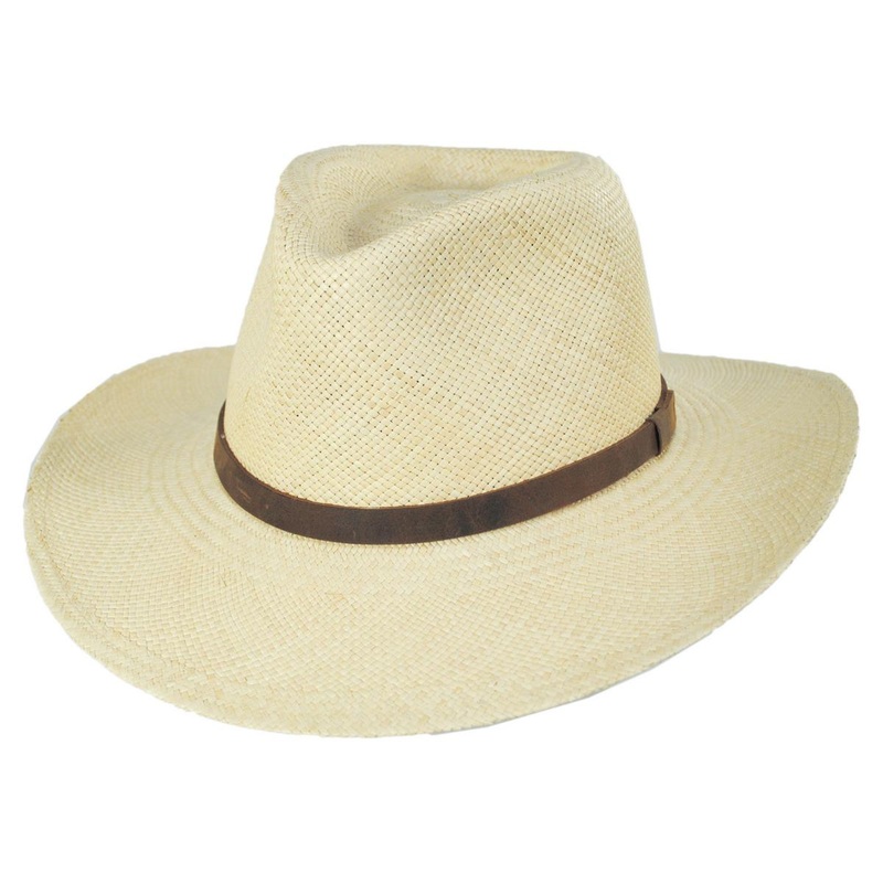 Wholesale MJ Panama Straw Outback Hat B2B Pre-Pack NATURAL 2S-2M-4L-2XL-2XXL
