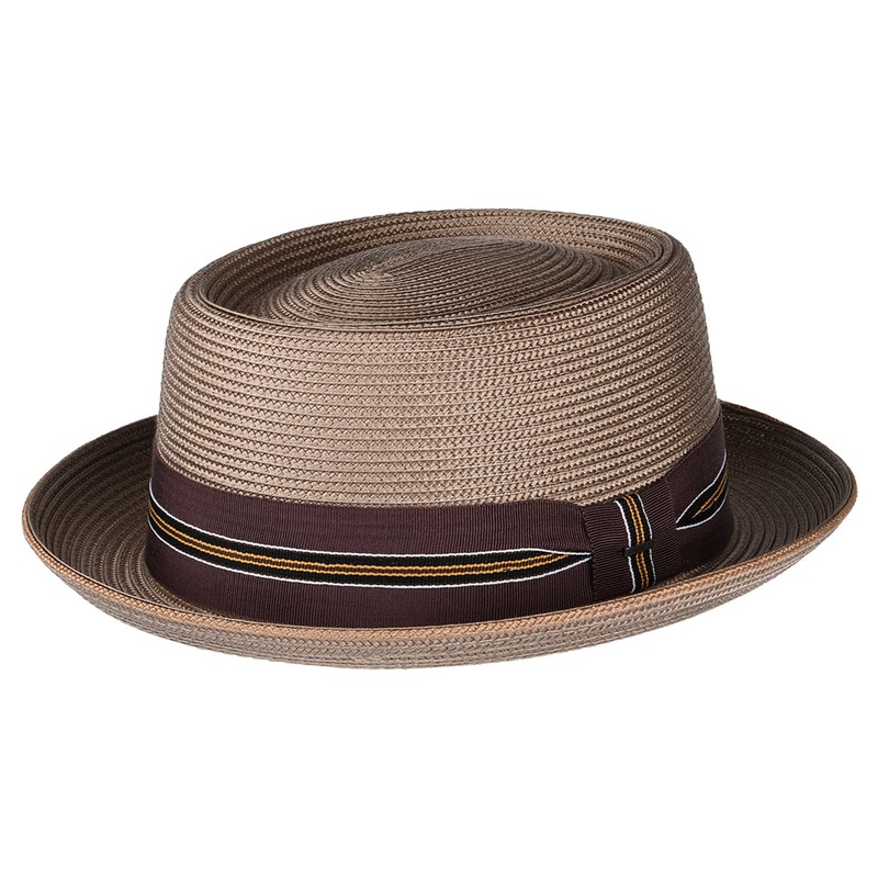 Bailey Hats Carver Pork Pie Hat – Taupe S