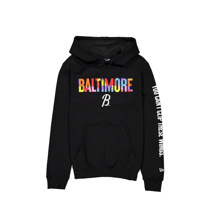 Baltimore Orioles City Connect Black Hoodie S