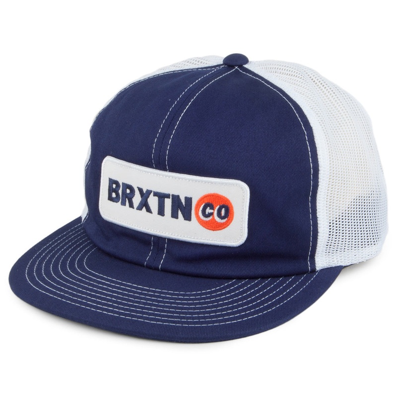 Brixton Hats Baldwin Trucker Cap – Royal Blue Adjustable