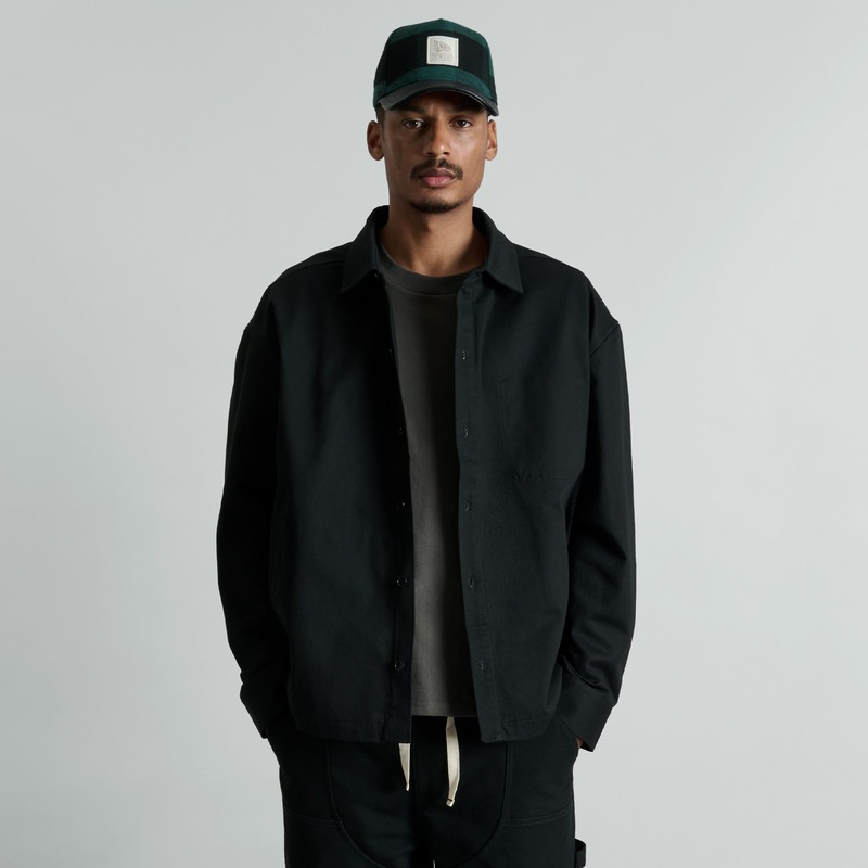 Ellicott Black Shirt Jacket S