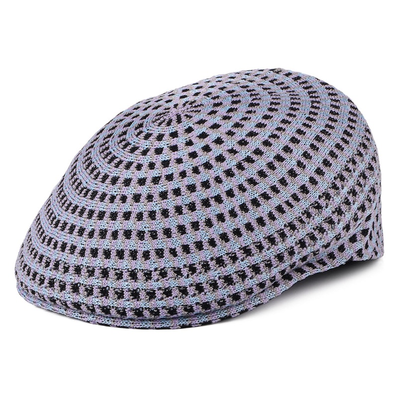 Kangol Geo Board Tropic 504 Flat Cap – Lavender S