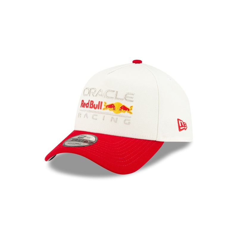 Oracle Red Bull Racing Essential White 9FORTY A-Frame Snapback Hat One Size