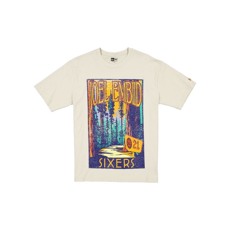 Philadelphia 76ers 2025 All-Star Game Victory Grove Joel Embiid T-Shirt S