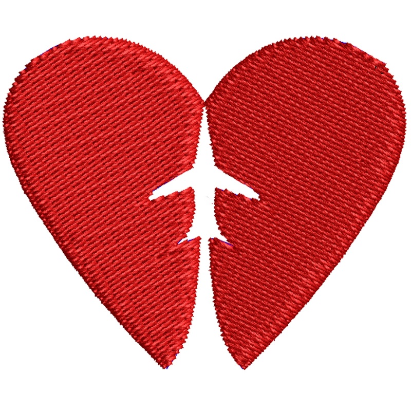 Plane Heart Plane Heart One Size