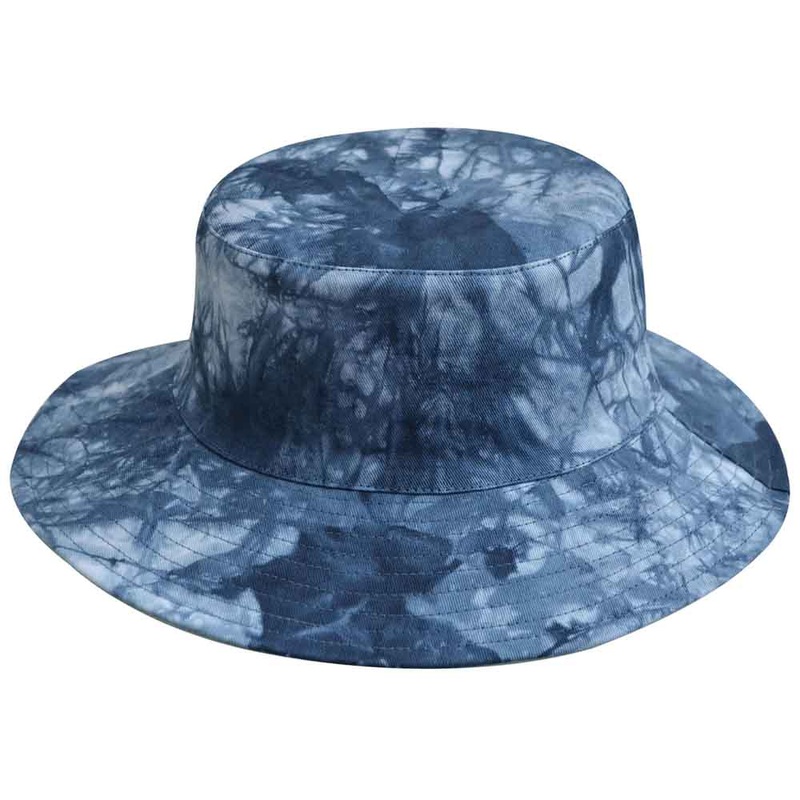 Reversible Tie Dye Bucket Hat – Karen Keith Hats Navy M/L (57-58 cm)