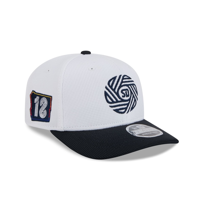 San Diego FC 2025 Jersey Hook White 9SEVENTY Stretch-Snap Hat One Size
