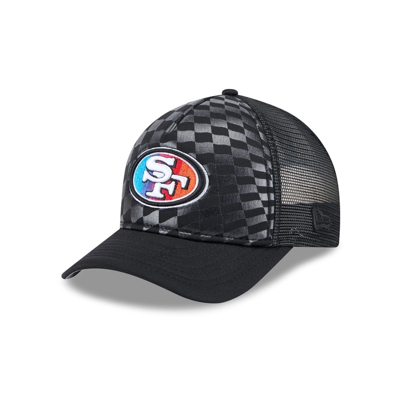San Francisco 49ers Gradient Raceway 9FORTY M-Crown A-Frame Trucker Hat One Size