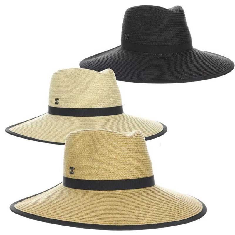 Tori Backless Ponytail Safari Sun Hat – Callanan Hats Black M/L (58 cm)