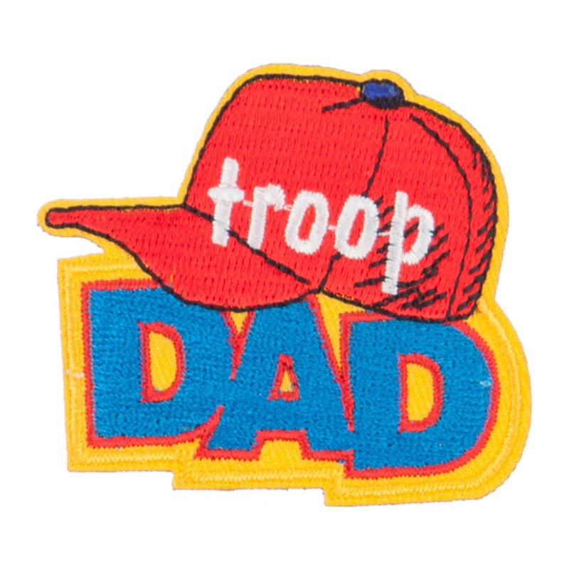 Troop Dad Patch Yellow One Size