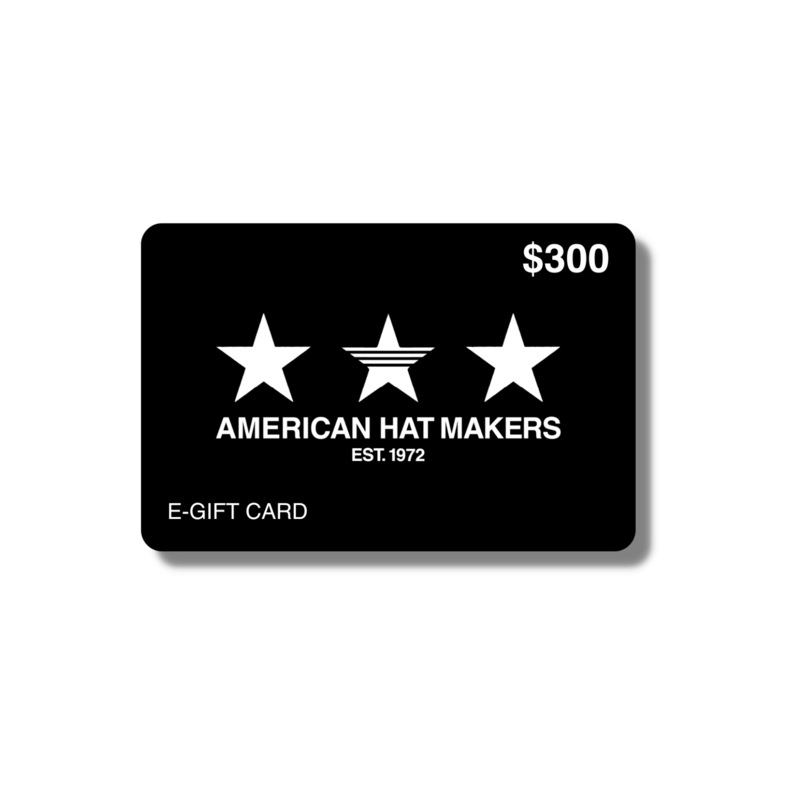 $300 American Hat Makers E-Gift Card