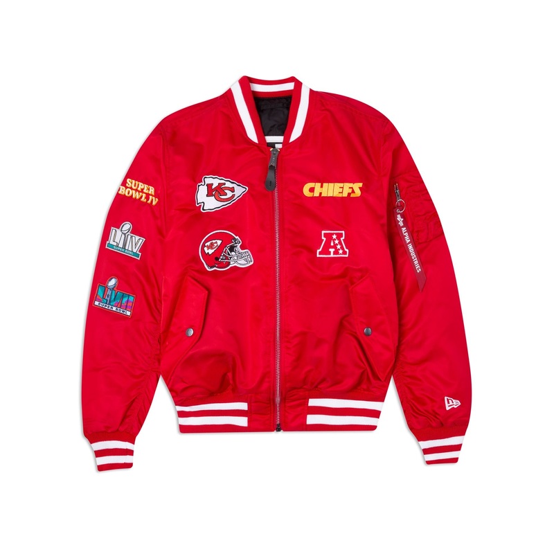 Alpha Industries X Kansas City Chiefs MA-1 Bomber Jacket S