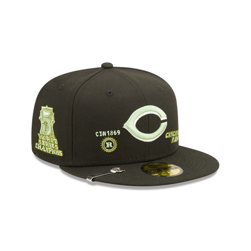 Cincinnati Reds Money 59FIFTY Fitted Hat 7