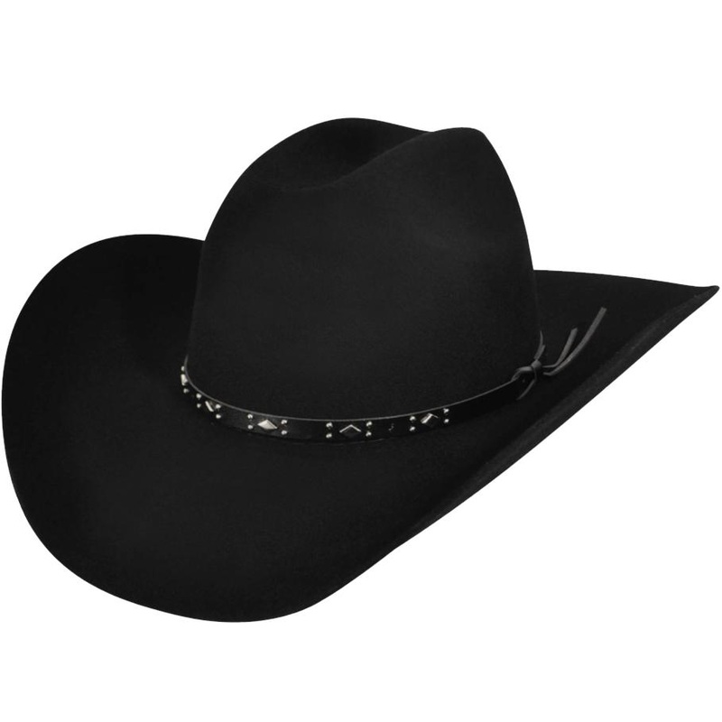 Dynamite 2X Cowboy Western Hat Black 6 5/8