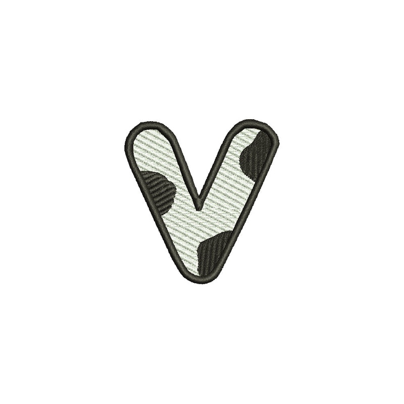 Holstein Alphabet Letter – V Default Title One Size