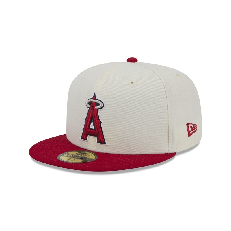 Los Angeles Angels Chrome 59FIFTY Fitted Hat 7