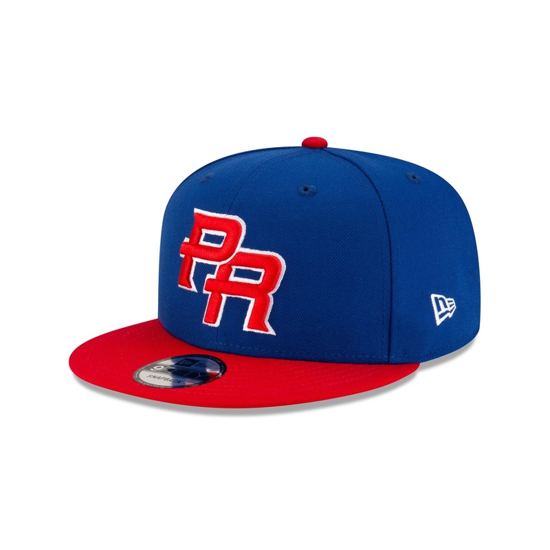 Puerto Rico Royal Blue 9FIFTY Snapback Hat One Size
