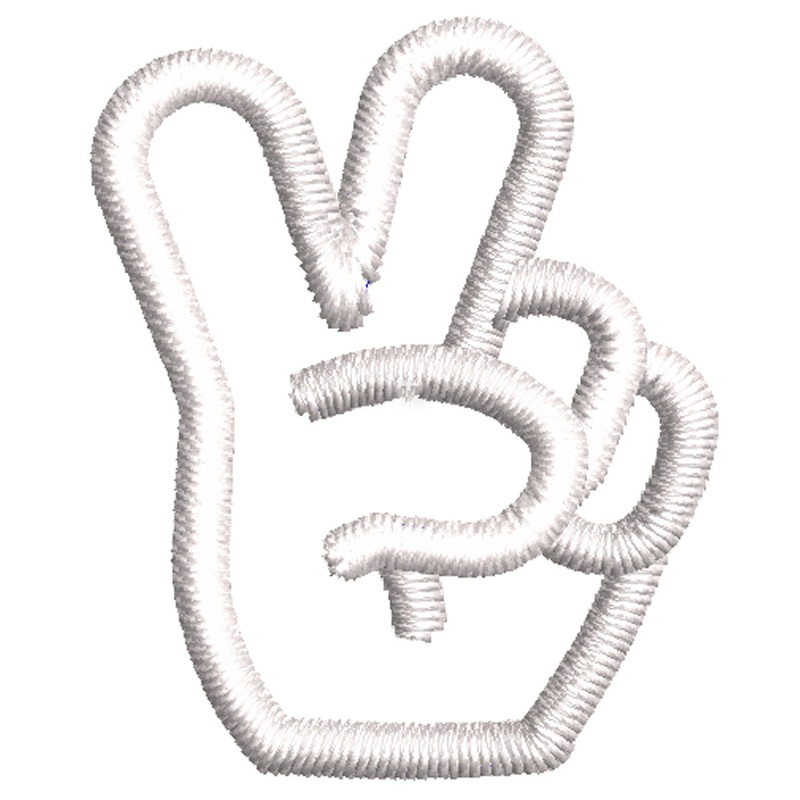 Two Gesture with FIngers Two Gesture with FIngers One Size
