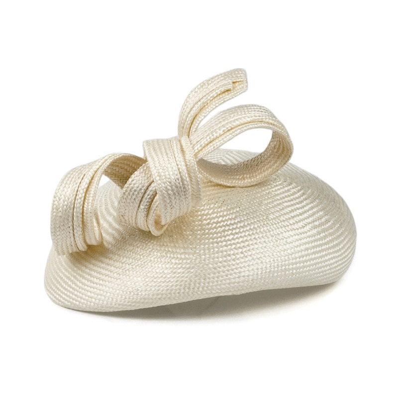 Whiteley Hats Duchess Of Cambridge Straw Pillbox Hat – Ivory 1-Size