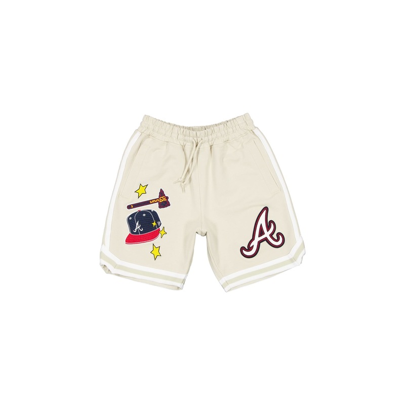 Atlanta Braves Stone Logo Select Shorts S