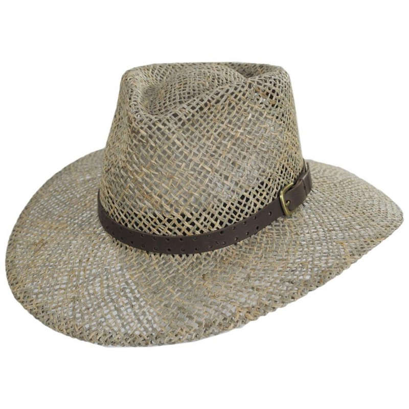 Australian Seagrass Straw Outback Hat SEAGRASS S