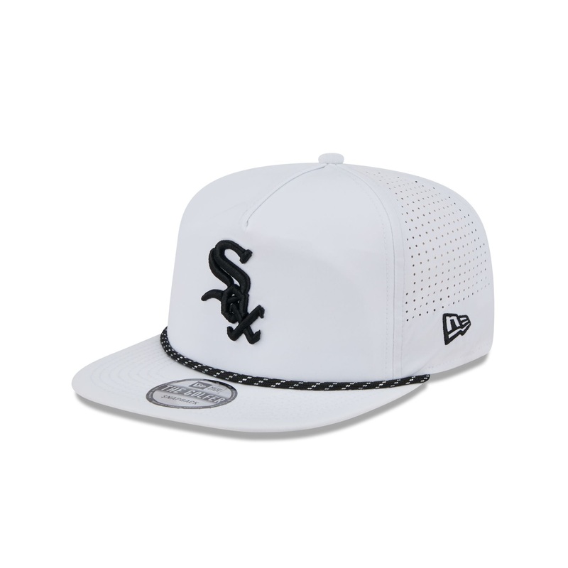 Chicago White Sox Optic White Performance Rope Golfer Hat One Size