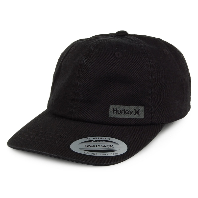 Hurley Hats One & Only Boxed Washed Baseball Cap – Black Adjustable