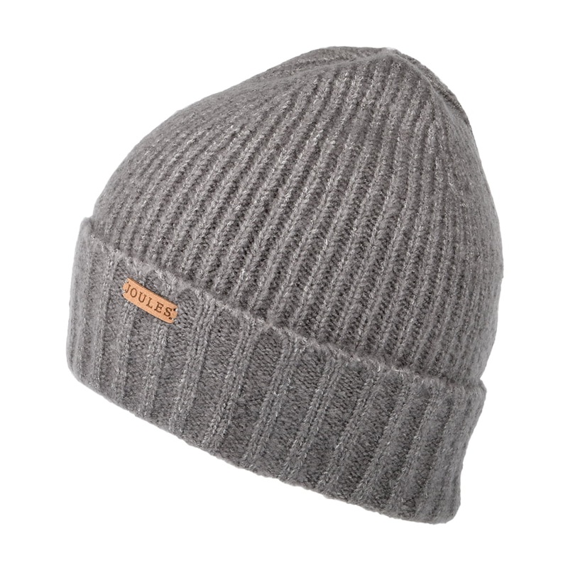 Joules Hats Bamburgh Beanie Hat – Grey 1-Size