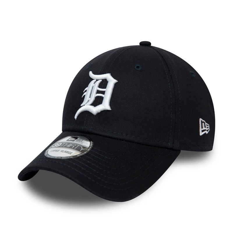 New Era 39THIRTY Detroit Tigers Baseball Cap – MLB League Essential – Navy Blue Small/Medium