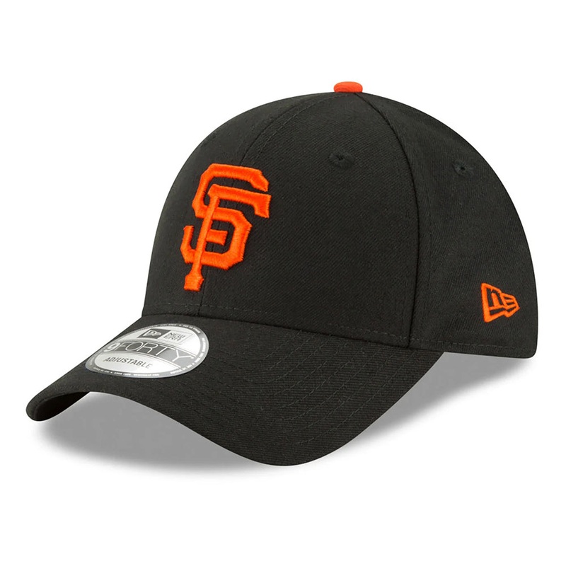 New Era 9FORTY San Francisco Giants Baseball Cap – MLB The League – Black Adjustable