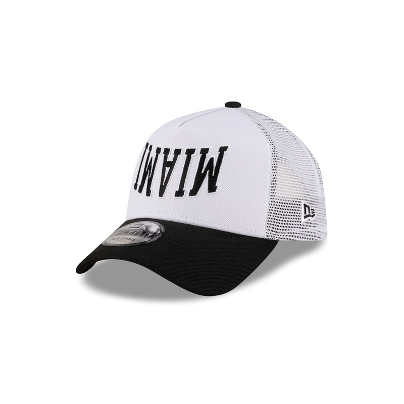 New Era Cap Miami 9FORTY A-Frame Trucker Hat One Size
