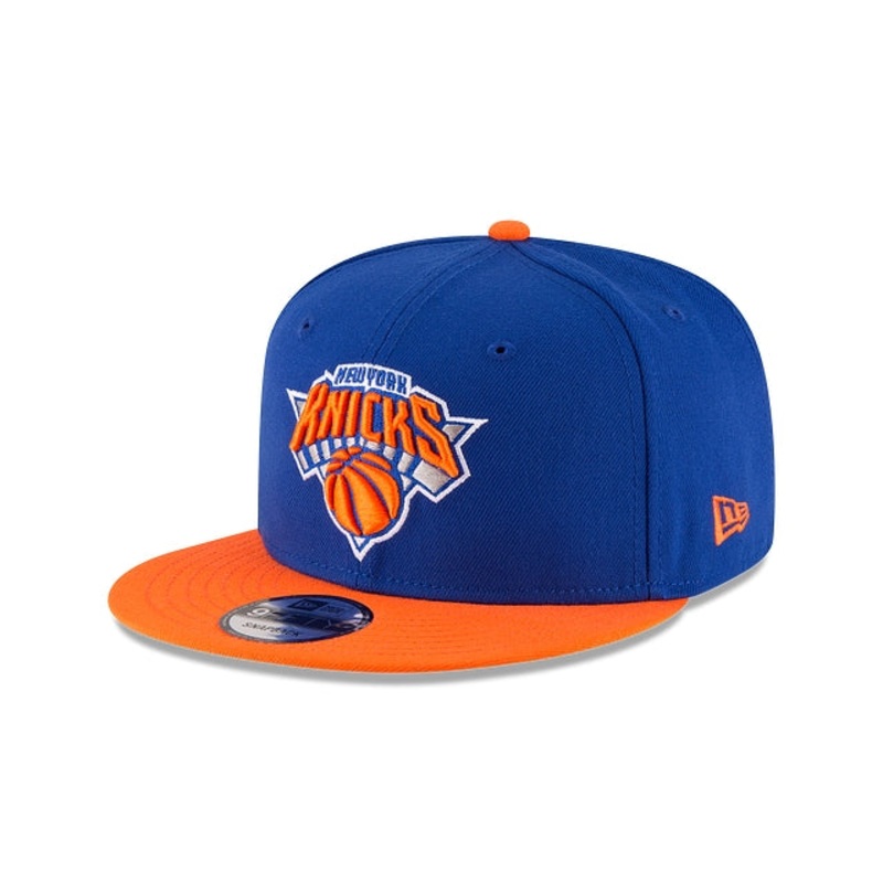 New York Knicks Two Tone 9FIFTY Snapback Hat One Size
