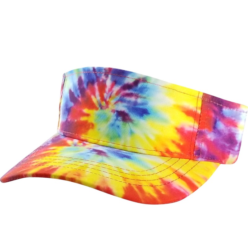 Pit Bull Cambridge PB257 Tie Dye Sun Visor Rainbow