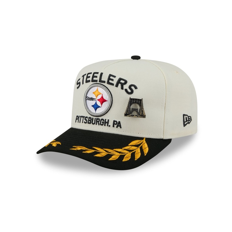 Pittsburgh Steelers 2025 Draft Chrome White 59FIFTY A-Frame Fitted Hat 7