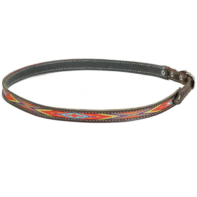 Stitch | Leather Cowboy Hat Band Red