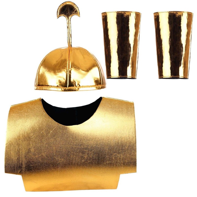 The Emperor’s New Groove Kronk Hat, Collar, & Cuffs Kit GOLD ONE SIZE FITS MOST