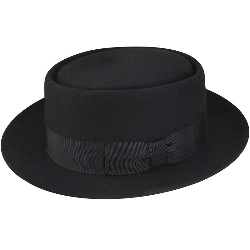1940s Bollman Heritage Collection Pork Pie Black S