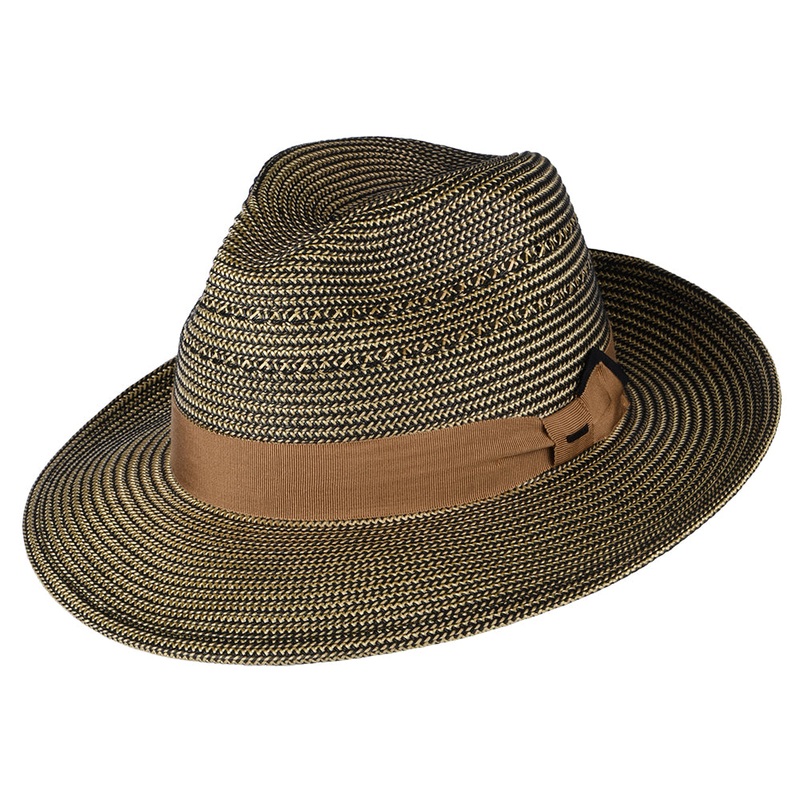 Bailey Hats Eli Fedora Hat – Tan S