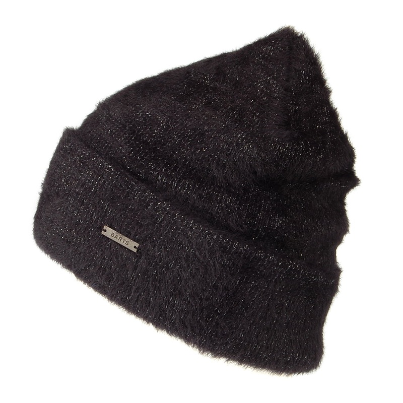 Barts Hats Starbow Super Soft Beanie Hat – Black 1-Size