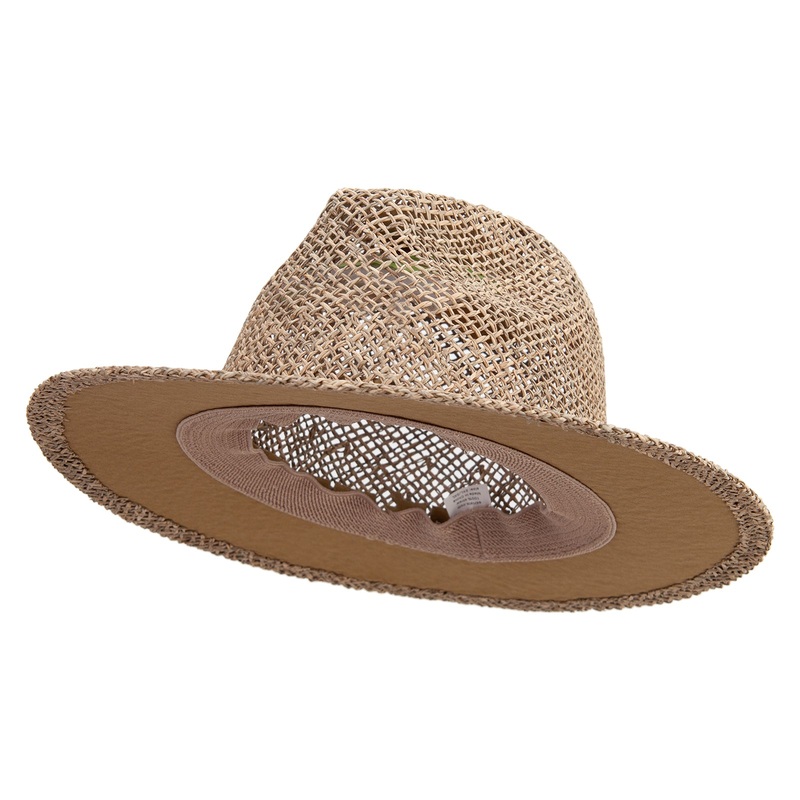 Big Size Seagrass Safari Hat Natural XL-2XL