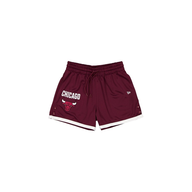 Chicago Bulls Logo Dark Red Shorts S