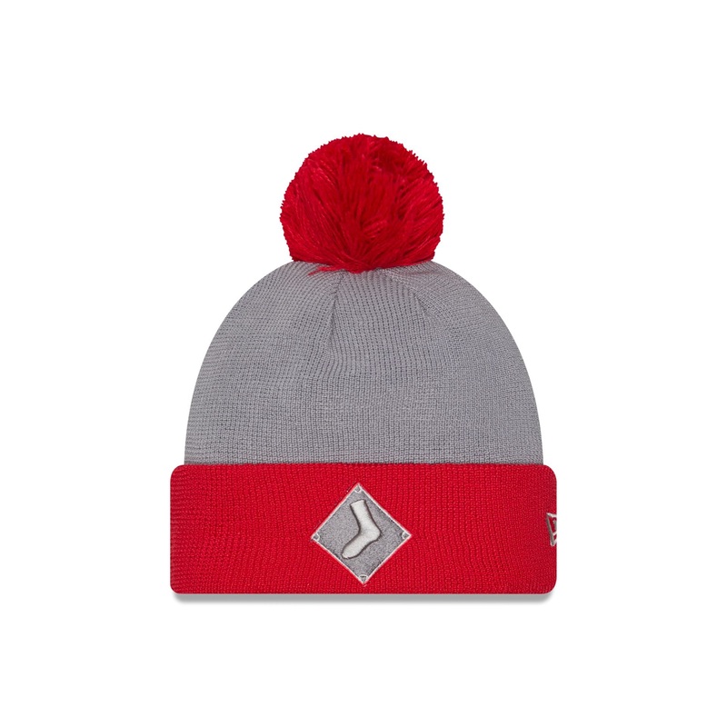 Chicago White Sox 2025 Batting Practice Pom Knit Hat One Size