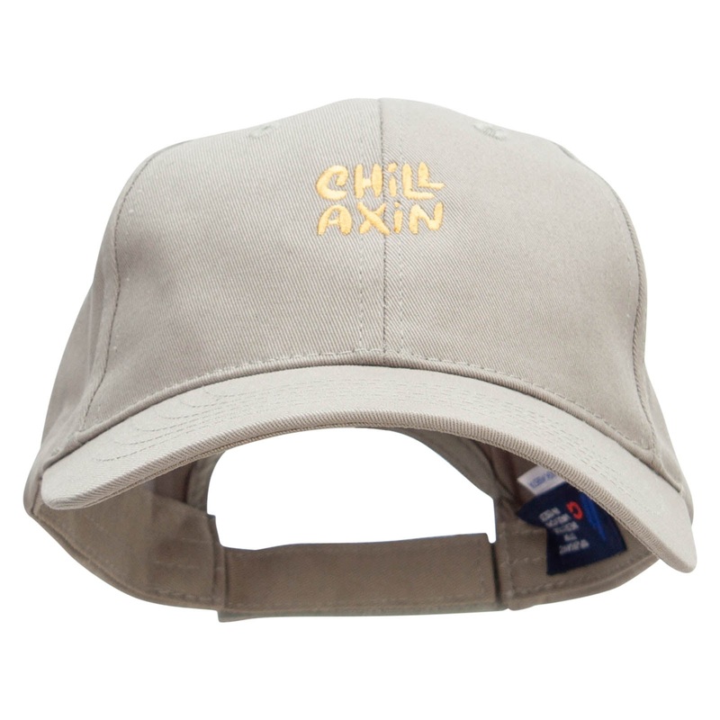 Chill Axin Embroidered New Low Profile Organic Cotton Cap Olive One Size
